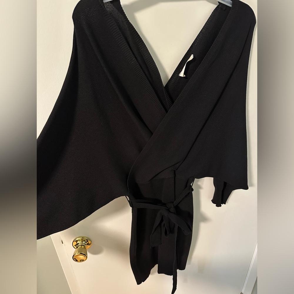 NWOT Chelsea Black Sweater Dress